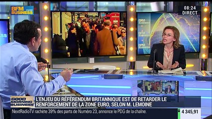 "Le renforcement de la zone euro est une des raisons de l'annonce du référendum britannique", Mathilde Lemoine - 13/04