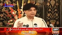 Ch.Nisar shares Nawaz Sharif's health issue. Ch. Nisar Press Conference Today