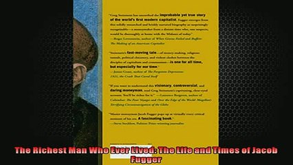 EBOOK ONLINE  The Richest Man Who Ever Lived The Life and Times of Jacob Fugger  BOOK ONLINE