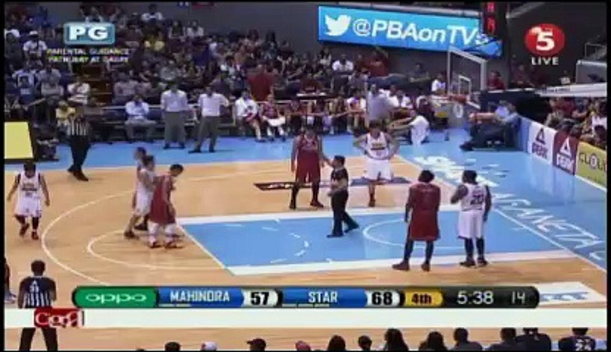 MAHINDRA VS STAR HOTSHOTS APRIL 13 2016 4TH QUARTER