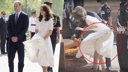 Kate Middleton's WARDROBE MALFUNCTION In Indian