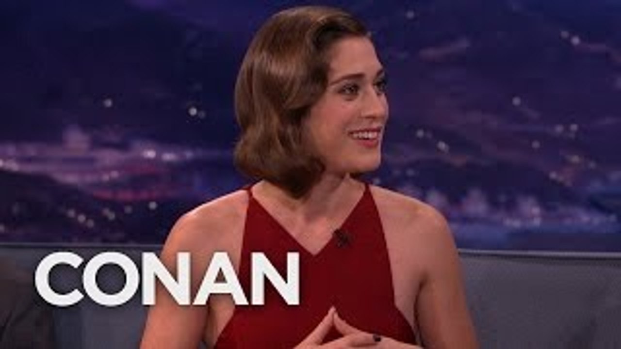 Lizzy Caplan: Michael Sheen Always Gets Me Sausage Gifts - CONAN on TBS