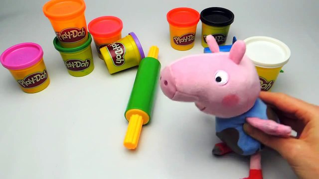 Play Doh e Kinder Ovo Surpresa Em Portugues Brasil !! Brinquedo de Peppa pig Parte 7 - 8