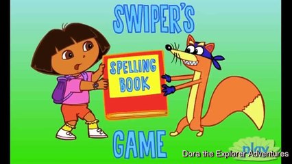 Swipers Spelling Book - Dora the Explorer in English