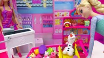 Unboxing Season 4 Shopkins 12 Pack in Disney Frozen Queen Elsa Shopping Cart - Toy Video