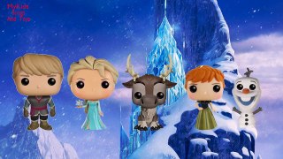 Frozen FUNKO POP VINYL TOYS Finger Family | Daddy Finger | Nursery Rhyme