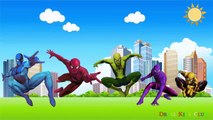 Finger Family Spiderman | Nursery Rhymes Children Songs | Spiderman Finger Family for Kids