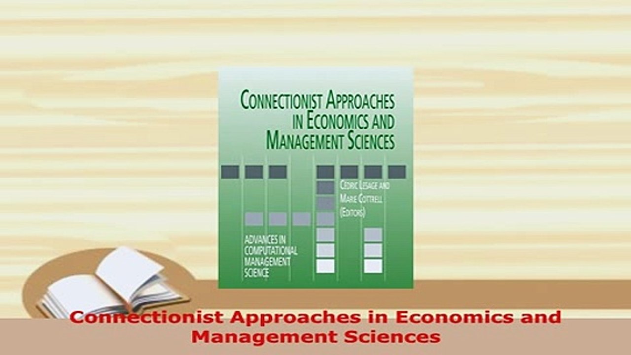 Download  Connectionist Approaches in Economics and Management Sciences PDF Online