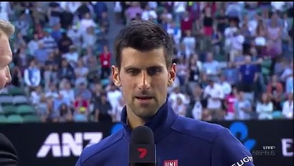 Novak Djokovic NO MORE DROP SHOTS INTERVIEW SPORT