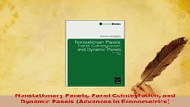 PDF  Nonstationary Panels Panel Cointegration and Dynamic Panels Advances in Econometrics PDF Online