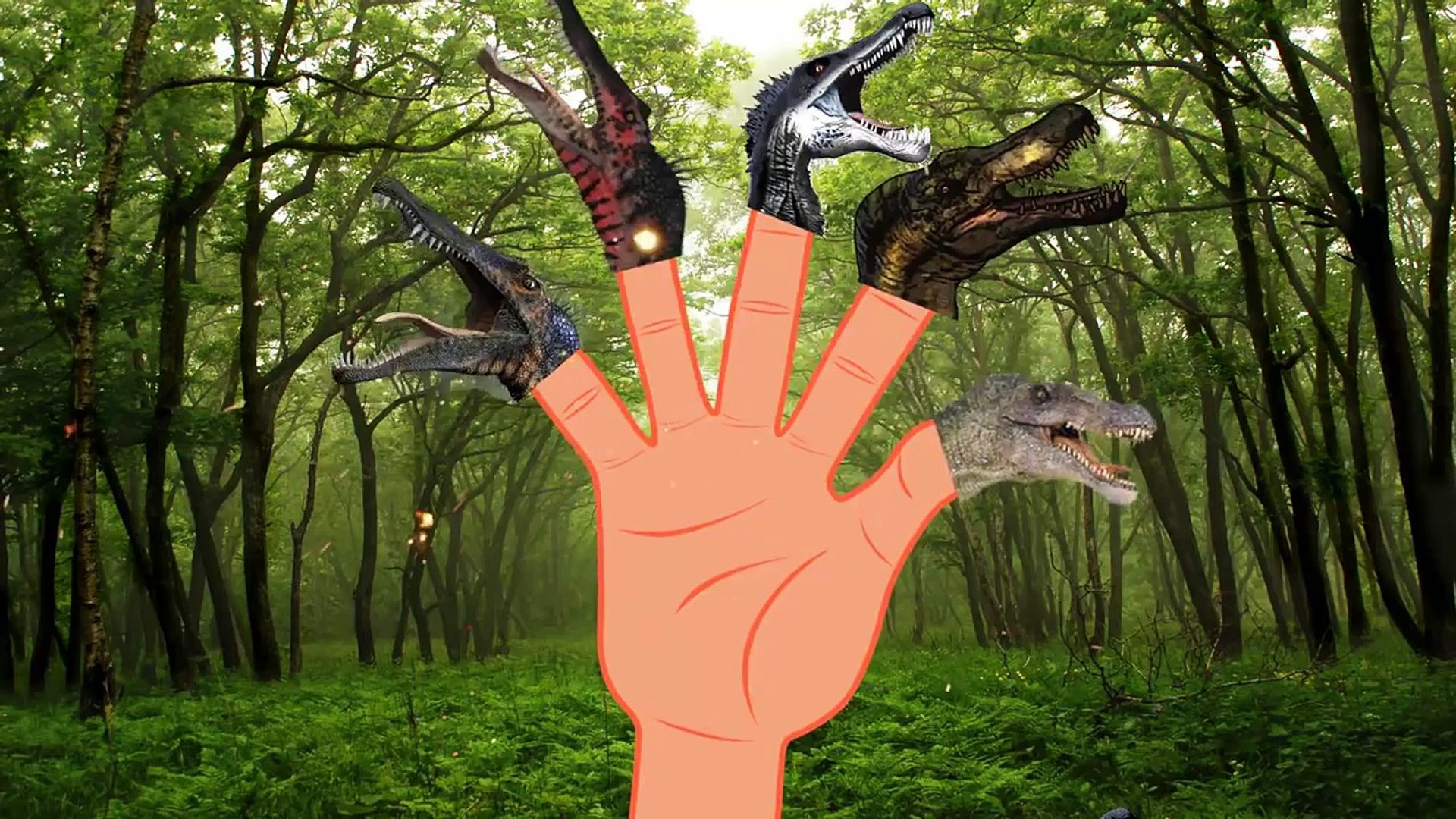 Dinosaur Spinosaurus Family Finger Family | Nursery Rhymes | Kids | (Dinosaurs Finger Family)