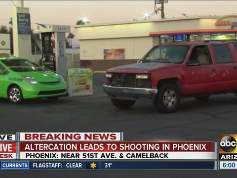 Man shot at west Phoenix gas station