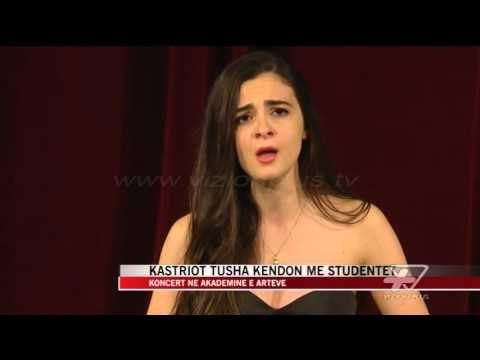 Kastriot Tusha këndon me studentët - News, Lajme - Vizion Plus