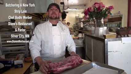 Butchering A New York Strip Loin