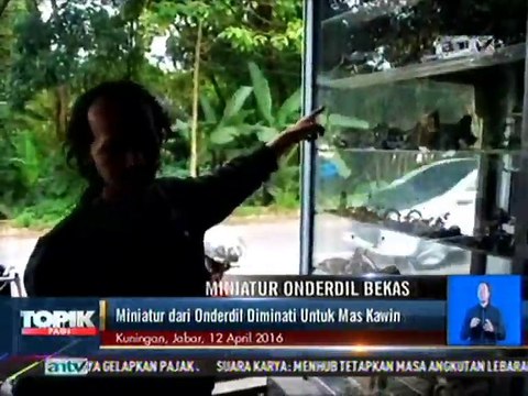 Miniatur Unik dari Onderdil Bekas