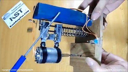 How to make mini bench drill