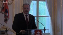 PREZIDENT: Andrej Kiska dnes prijal ministerku spravodlivosti SR Luciu Žitňanskú