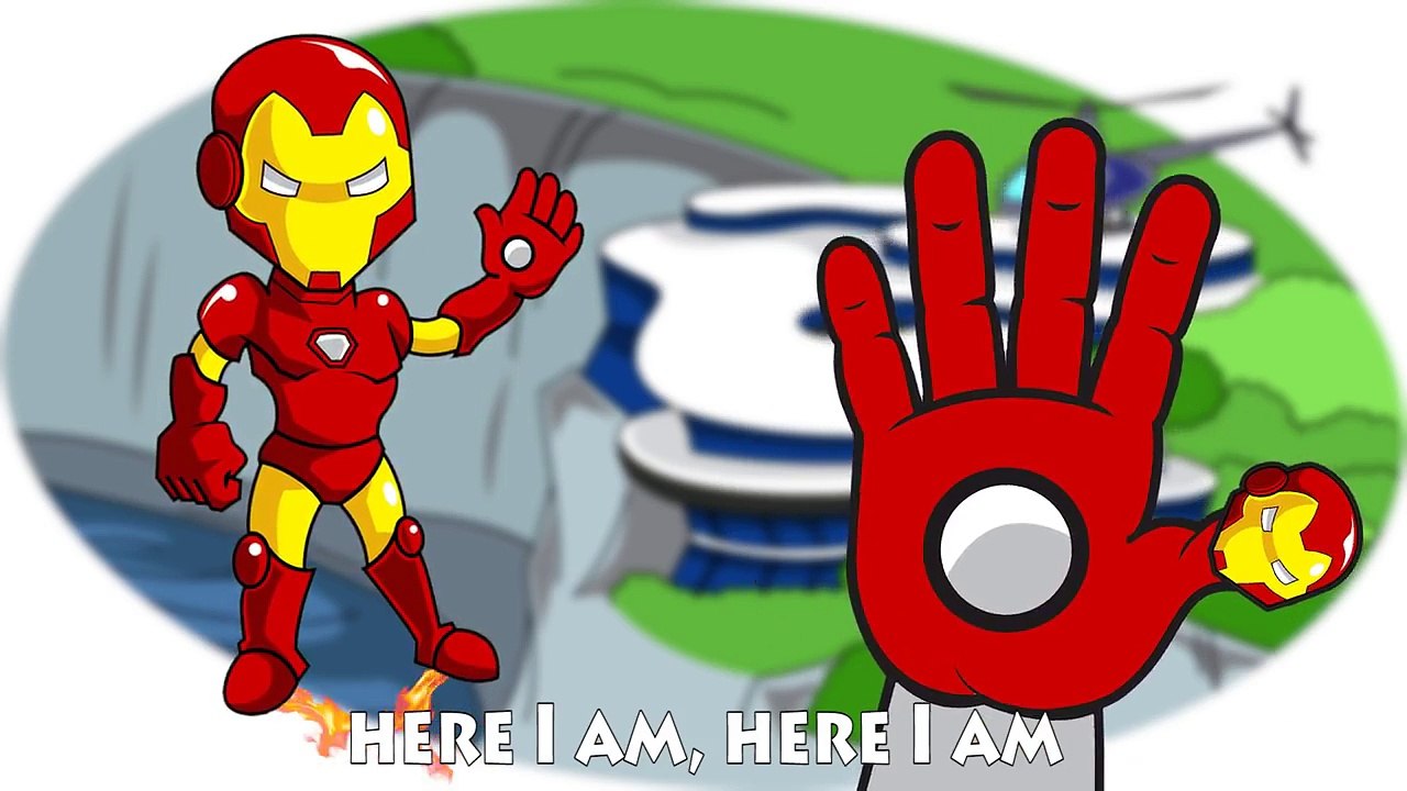 Super Iron Men Finger Family | SuperHeroes Nursery Rhymes for Children