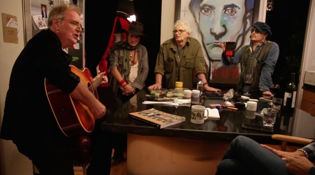 Inside Johnny Depp's kitchen: A late-night jam session with Terry Reid