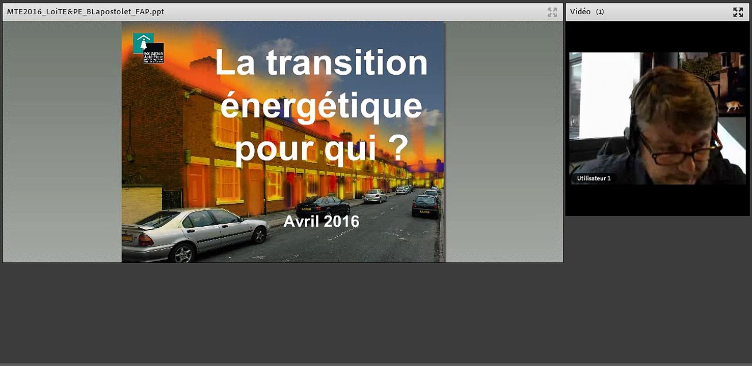 Mardi de la transition énergétique : loi de transition énergétique et lutte contre la précarité 1/4