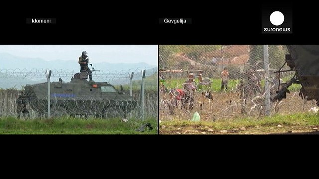 Nuevos enfrentamientos entre refugiados y la policia macedonia en el paso fronterizo de Idomeni
