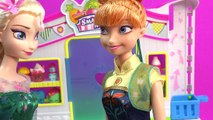 Queen Elsa Shopkins Small Mart Shopping GIANT CART Disney Frozen Fever Princess Anna Doll Play