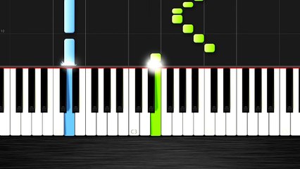 Star Wars - Main Theme - EASY Piano Tutorial by PlutaX - Synthesia