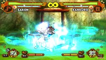 Naruto Shippuden Ultimate Ninja 5 HD - The Sound Five vs Konoha Gameplay (60fps 1080p)