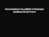 [PDF] Oracle Database 11g & MySQL 5.6 Developer Handbook (Oracle Press) [Read] Full Ebook