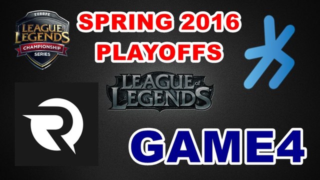 (LOL)OG vs H2K Highlight(EU LCS 2016 Spring Playoffs) Game4