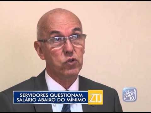 12-04-2016 - SERVIDORES QUESTIONAM SALÁRIO ABAIXO DO MÍNIMO - ZOOM TV JORNAL