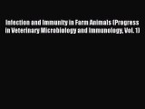 Read Infection and Immunity in Farm Animals (Progress in Veterinary Microbiology and Immunology