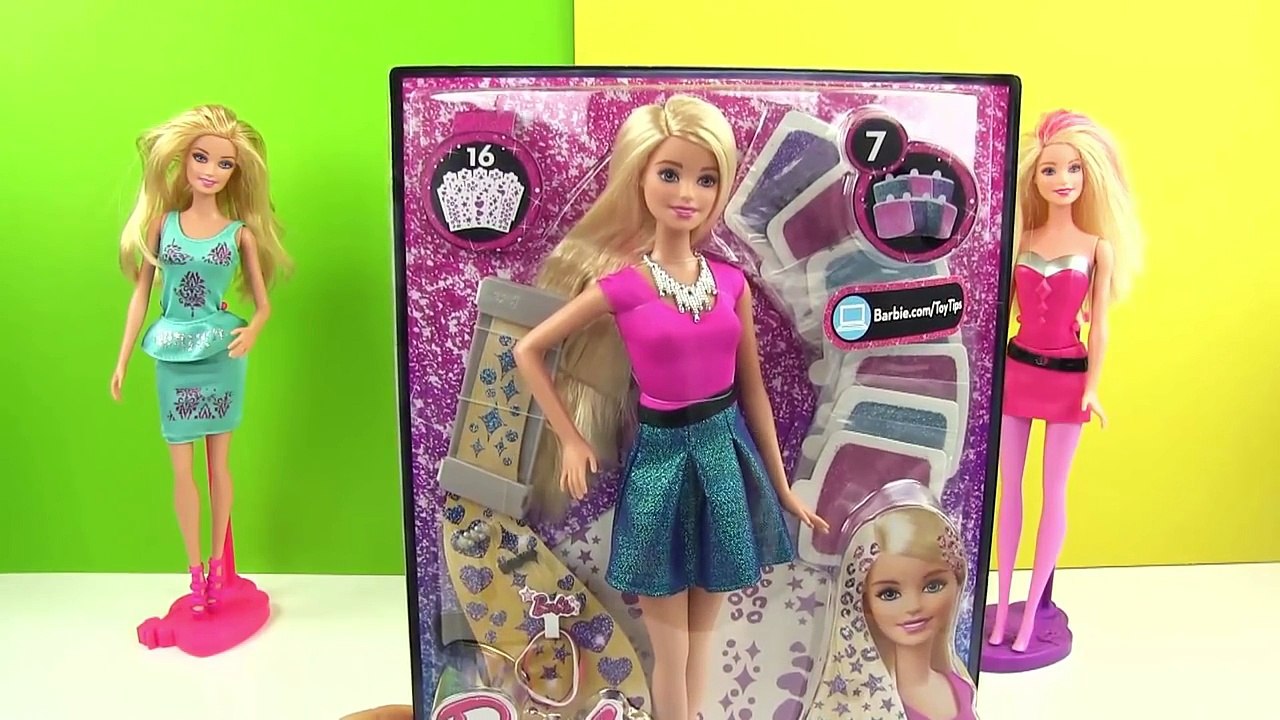 Barbie Pırıltılı Saçlar Oyuncak Seti Glitter Hair - Dailymotion Video