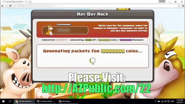 Hay Day Hack 999999 Coins and Diamonds Generator
