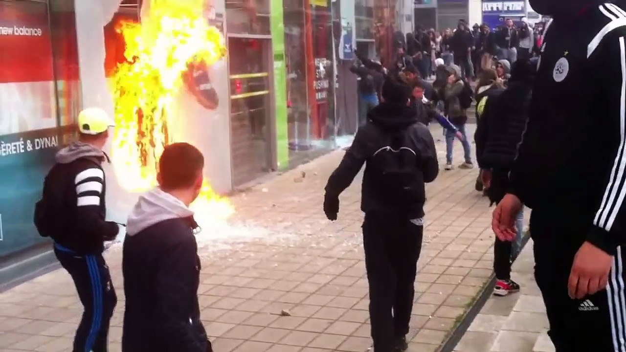 Nantes : des casseurs attaquent un magasin Go Sport