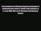 [PDF] Programming the Windows Runtime by Example: A Comprehensive Guide to WinRT with Examples