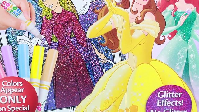 Disney Princess Crayola COLOR WONDER Magic Paint Glitter Pack Pad Princess Challenge Competition
