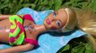 PRANK MAKEOVER Barbie TATTOO Frozen Parody Kristoff Elsa, Princess Anna & Barbie Toy Funny