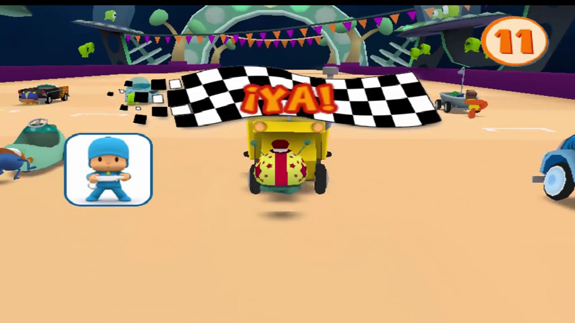 Pocoyo Racing Wii Nivel 3 Carrera Campeonato – Видео Dailymotion