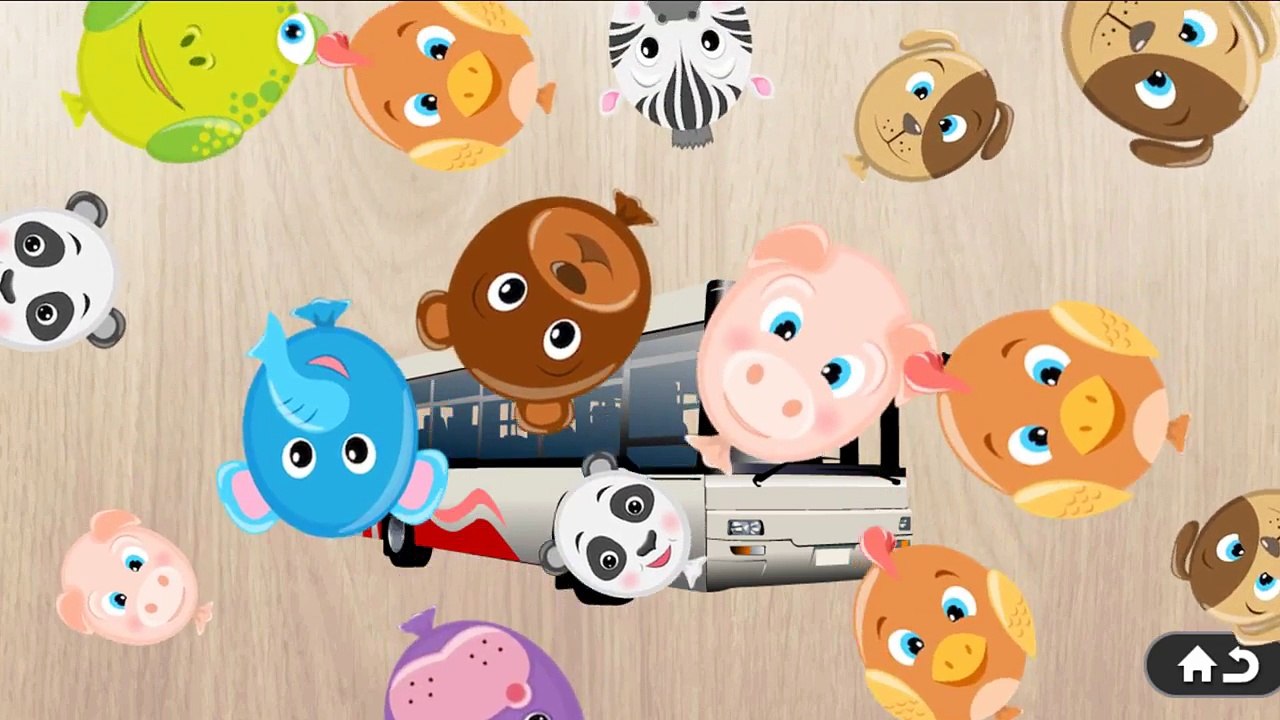 Maszyny dla dzieci - Cartoon & Gra Puzzle - Polish - school bus,fire truck,police car and other