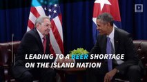 Thirsty American tourists responsible for Cuban beer shortage