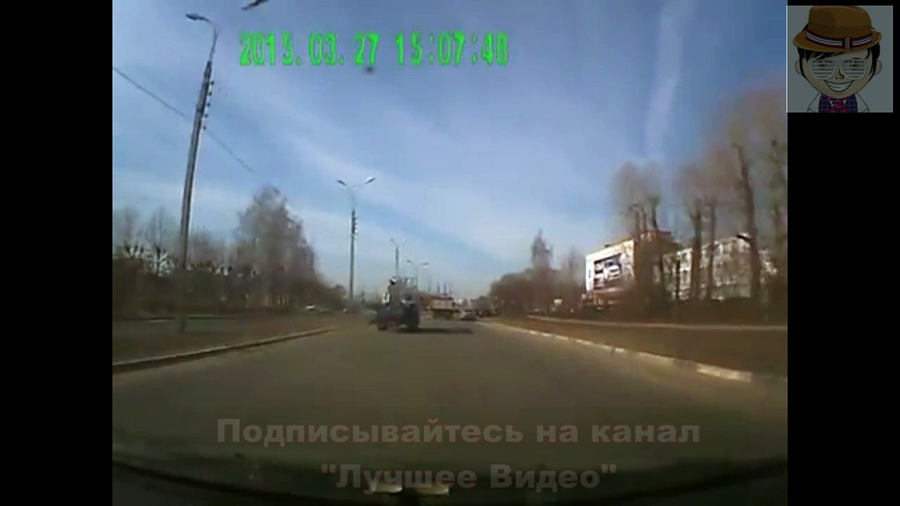 Камаз протаранил трактор - ДТП в Иваново 27.03.2015