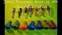 Magic Clip Disney Princess Snow White Cinderella Belle Sleeping Beauty Rapunzel Ariel Dolls