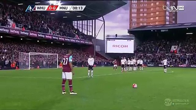 Dimitri Payet Super Free-Kick West Ham 0-0 Manchester United FA Cup 13.04.2016 HD