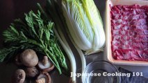 Shabu Shabu Recipe - Japanese Cooking 101