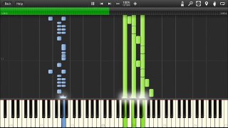 [HQ] Mortal Kombat - Theme song - Piano tutorial ( Synthesia )
