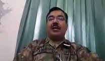 how Pak army serving officer can gvie clear threats to nawaz sharif - like this