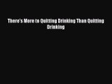 [Read book] There's More to Quitting Drinking Than Quitting Drinking [PDF] Full Ebook