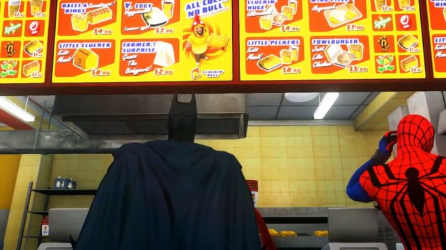 Spiderman Songs Nursery ♪ Paw paw patch ♪ Superman Lightning McQueen Cars