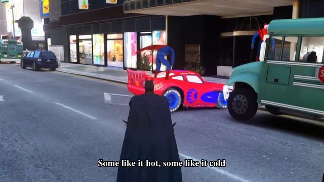 Spiderman Songs Nursery ♪ Peas porridge hot ♪ Superman Lightning McQueen Cars